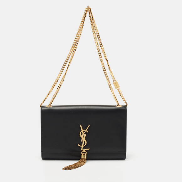 Yves Saint Laurent Bags Saint Laurent Black Leather Kate Tassel